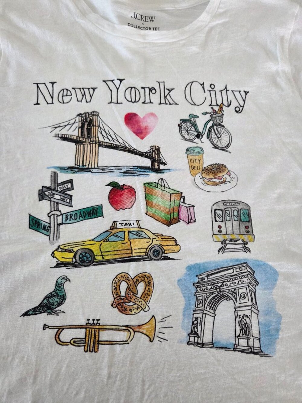 NWOT J Crew NY Tee Shirt S